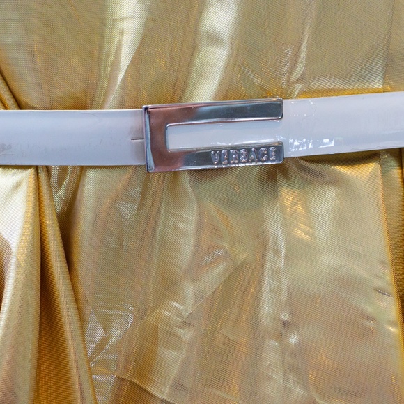 Versace White Belt